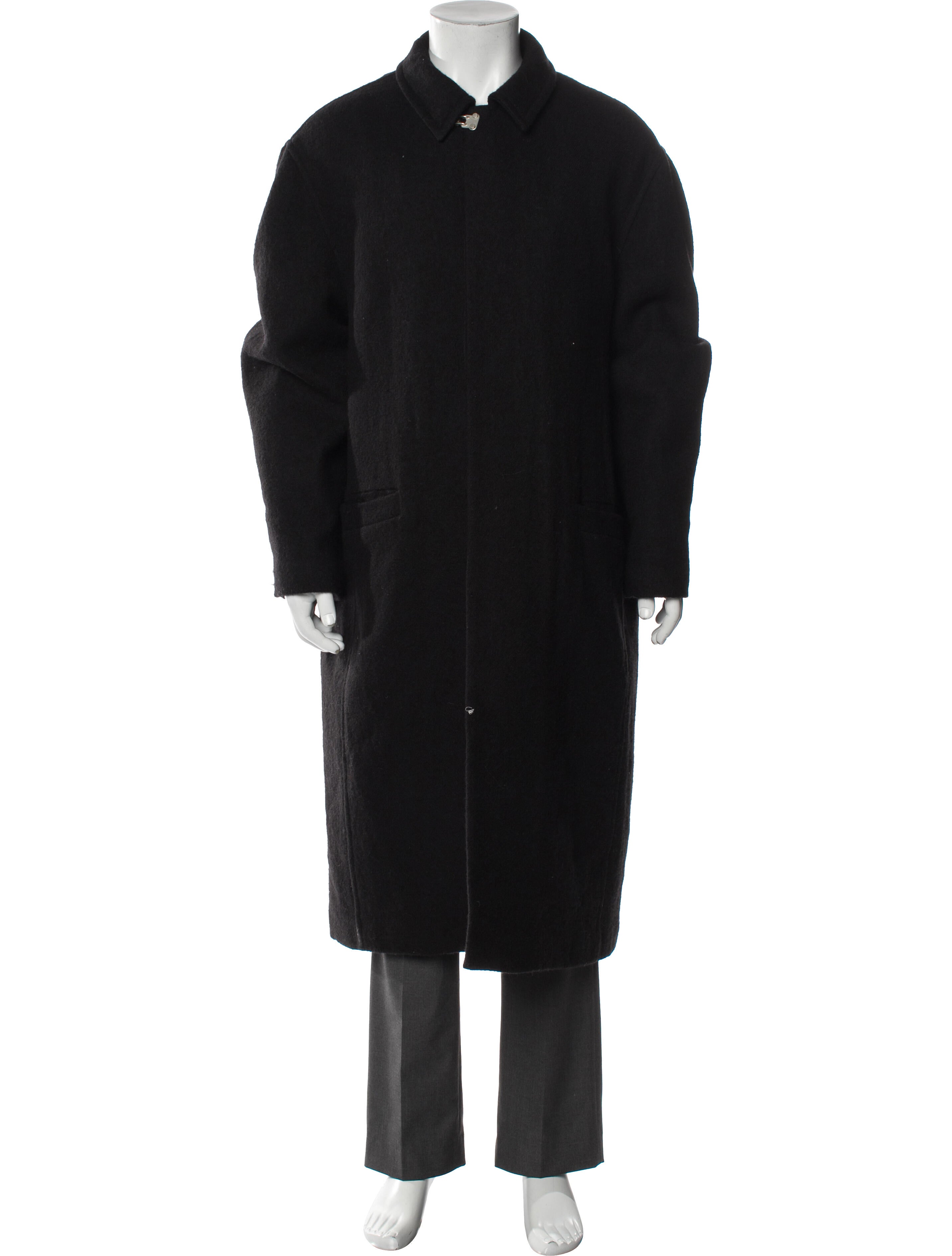 Tom Wood Virgin Wool Overcoat