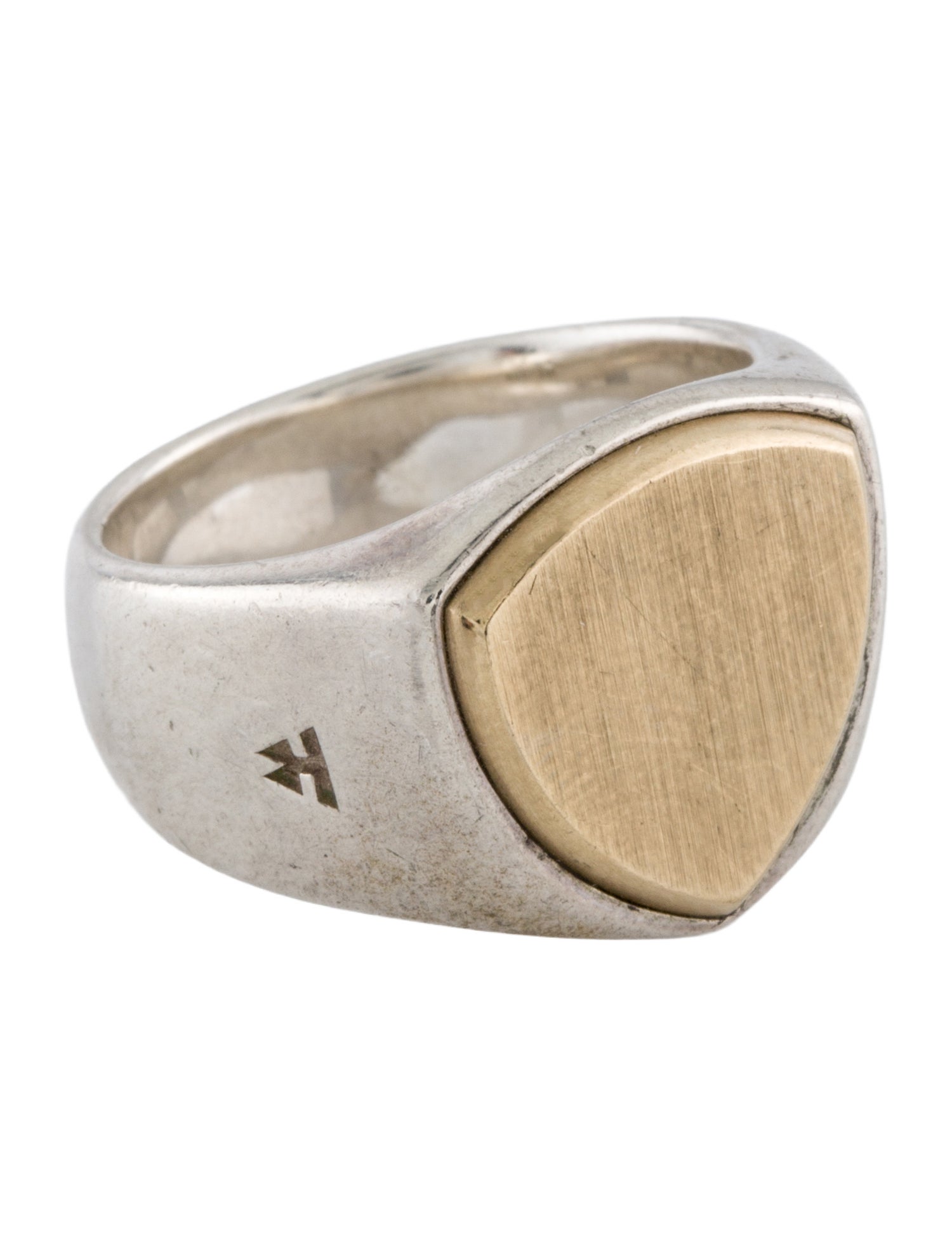 Tom Wood Two-Tone Signet Ring