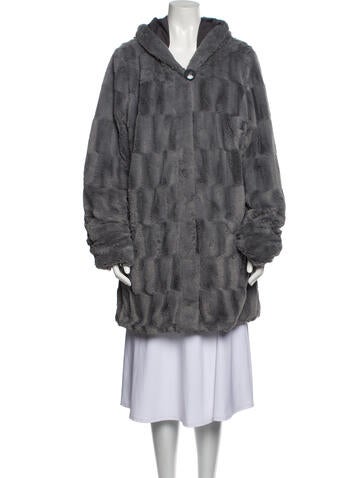 Unsigned Coats Faux Fur Coat L