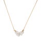 Unbranded 14K Moonstone Bead Cluster Necklace