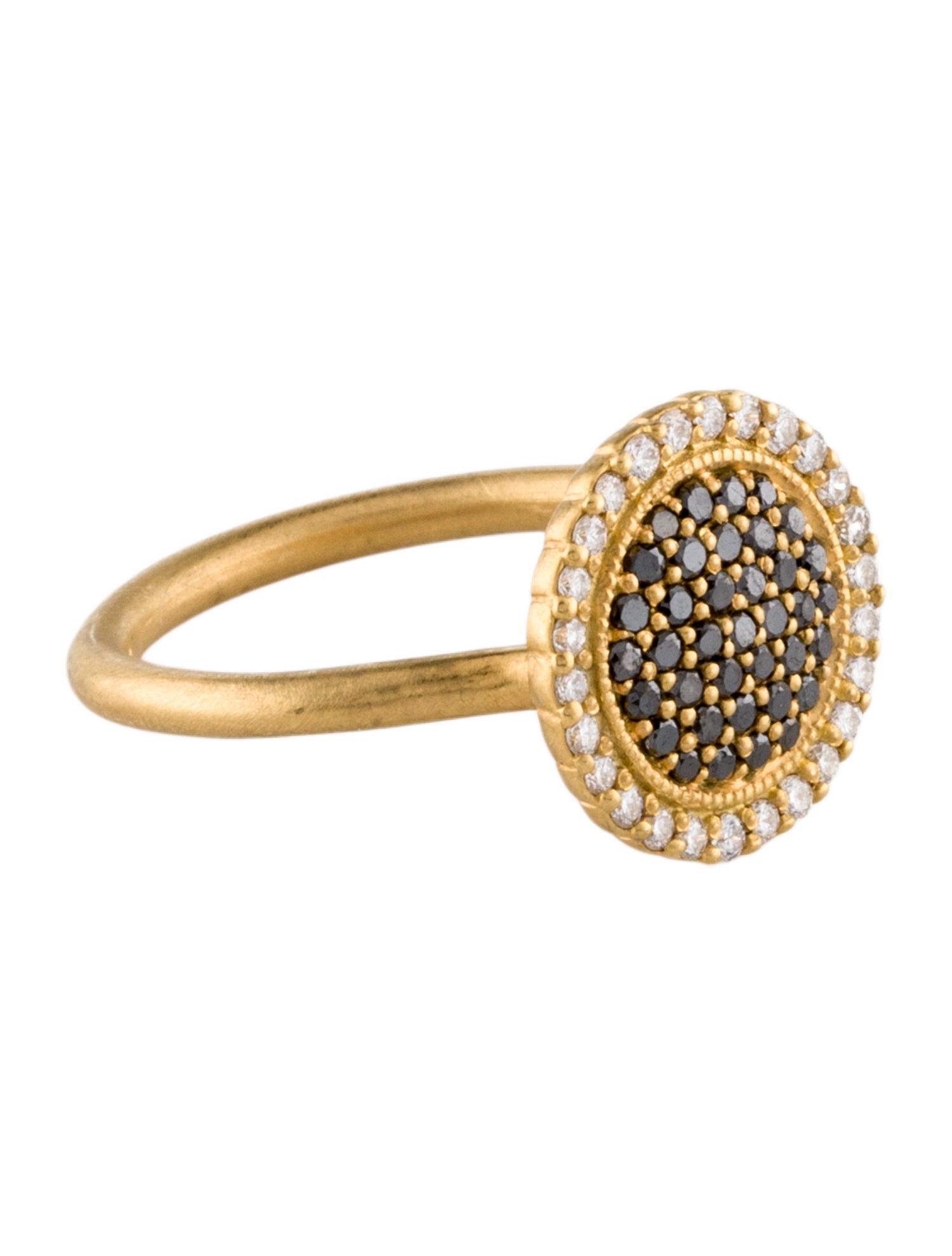 Unbranded 18K Diamond Circle Cocktail Ring
