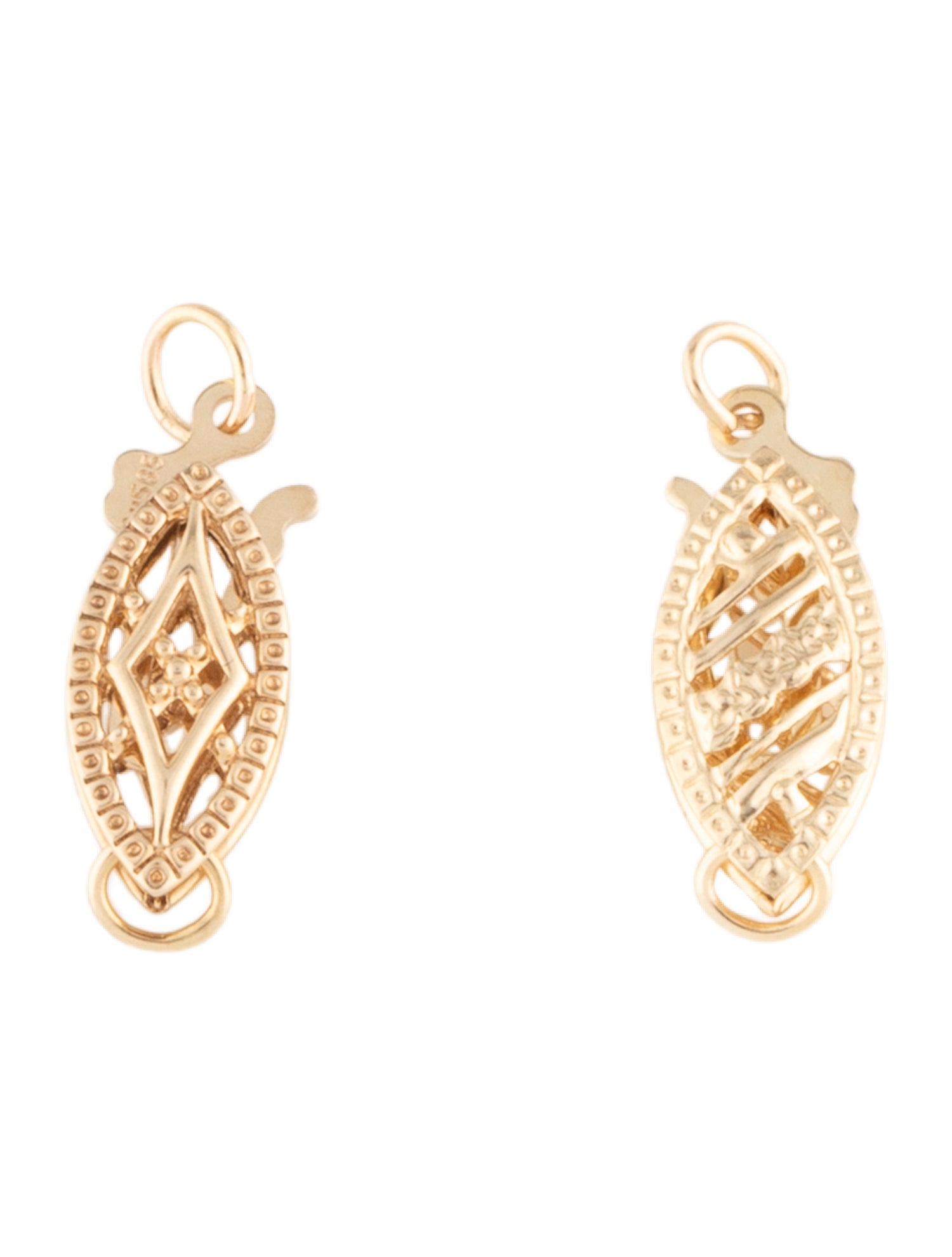 Unbranded 14K Pearl Clasps 2 Pcs