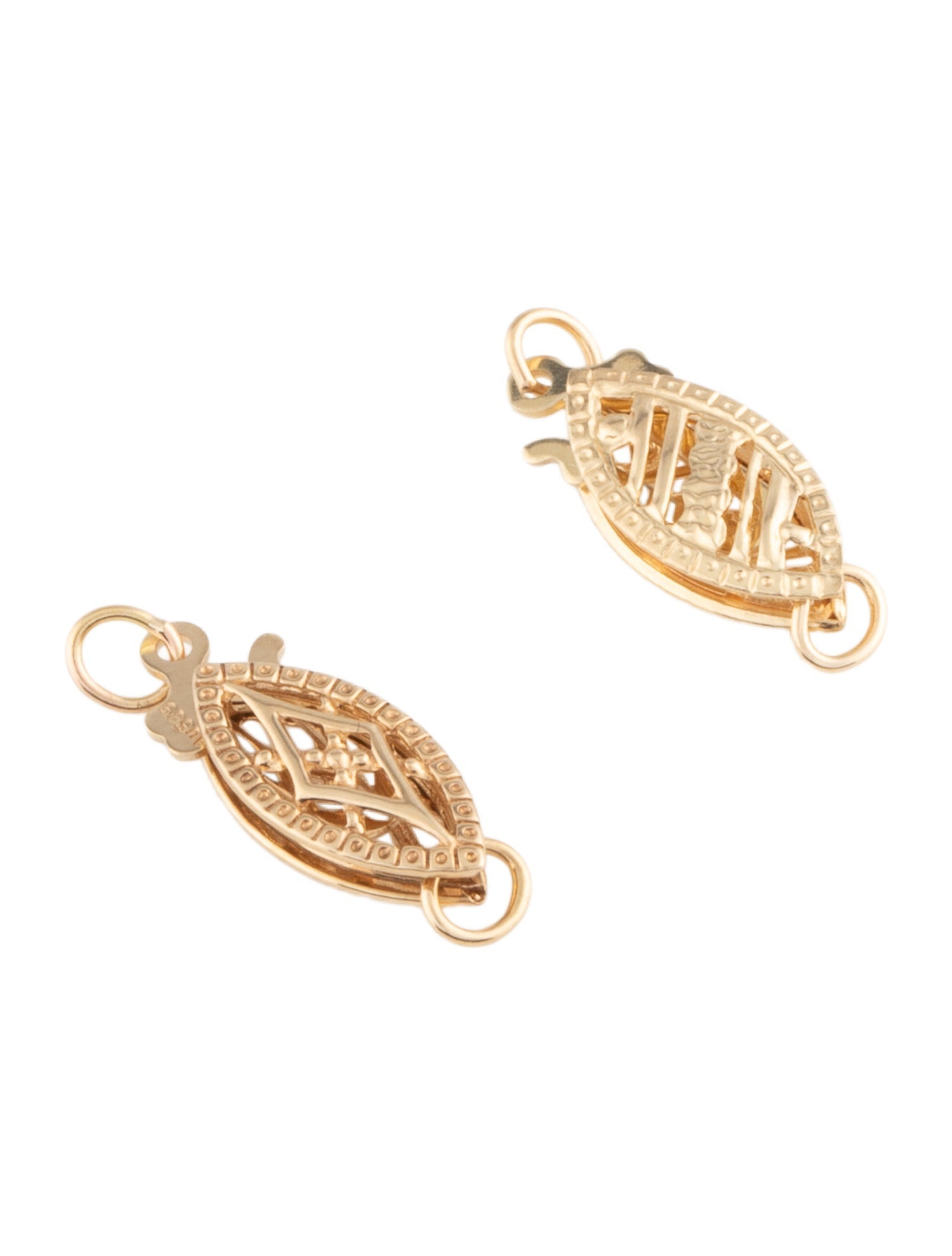 Unbranded 14K Pearl Clasps 2 Pcs