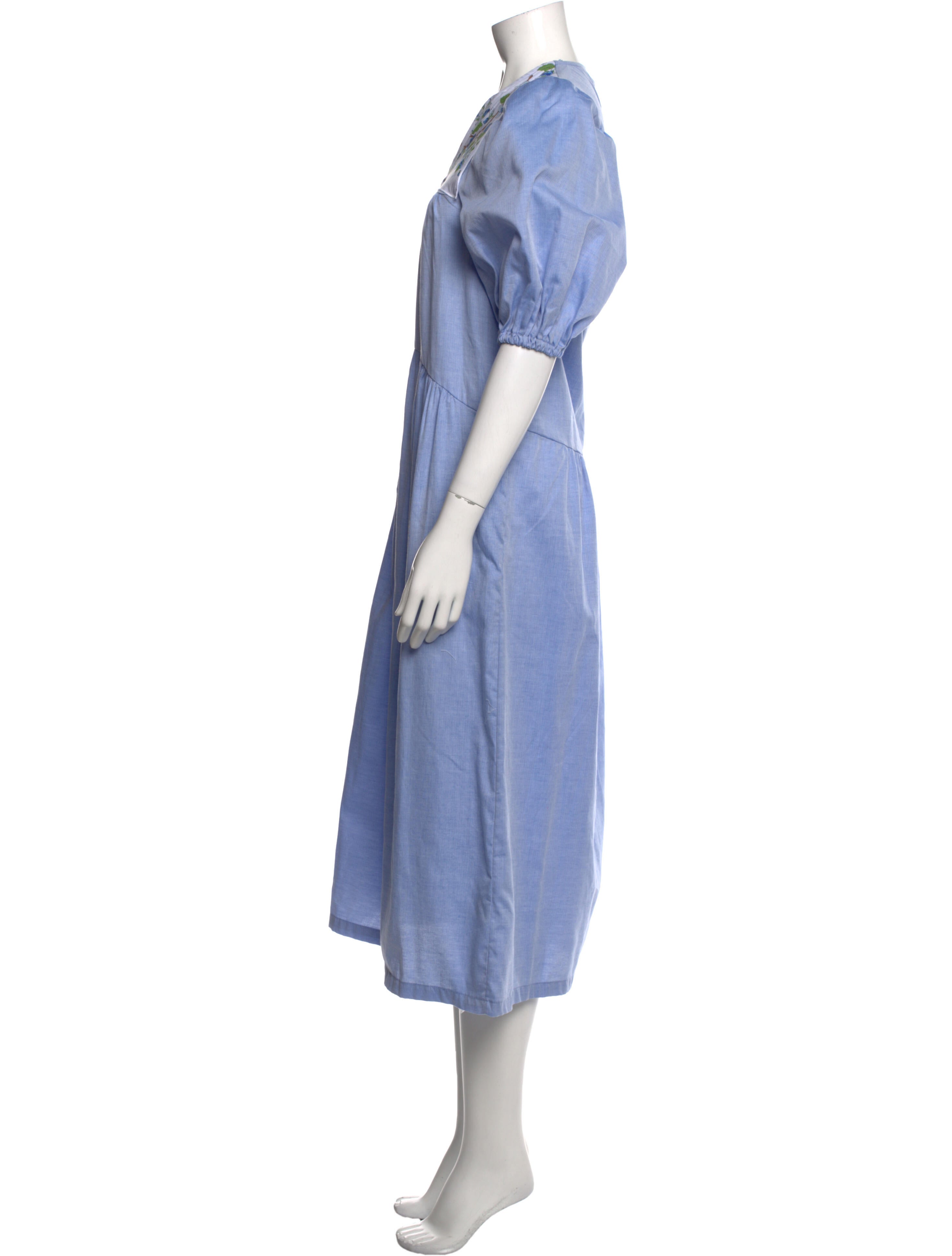 Upcycled Crew Neck Long Dress w/ Tags