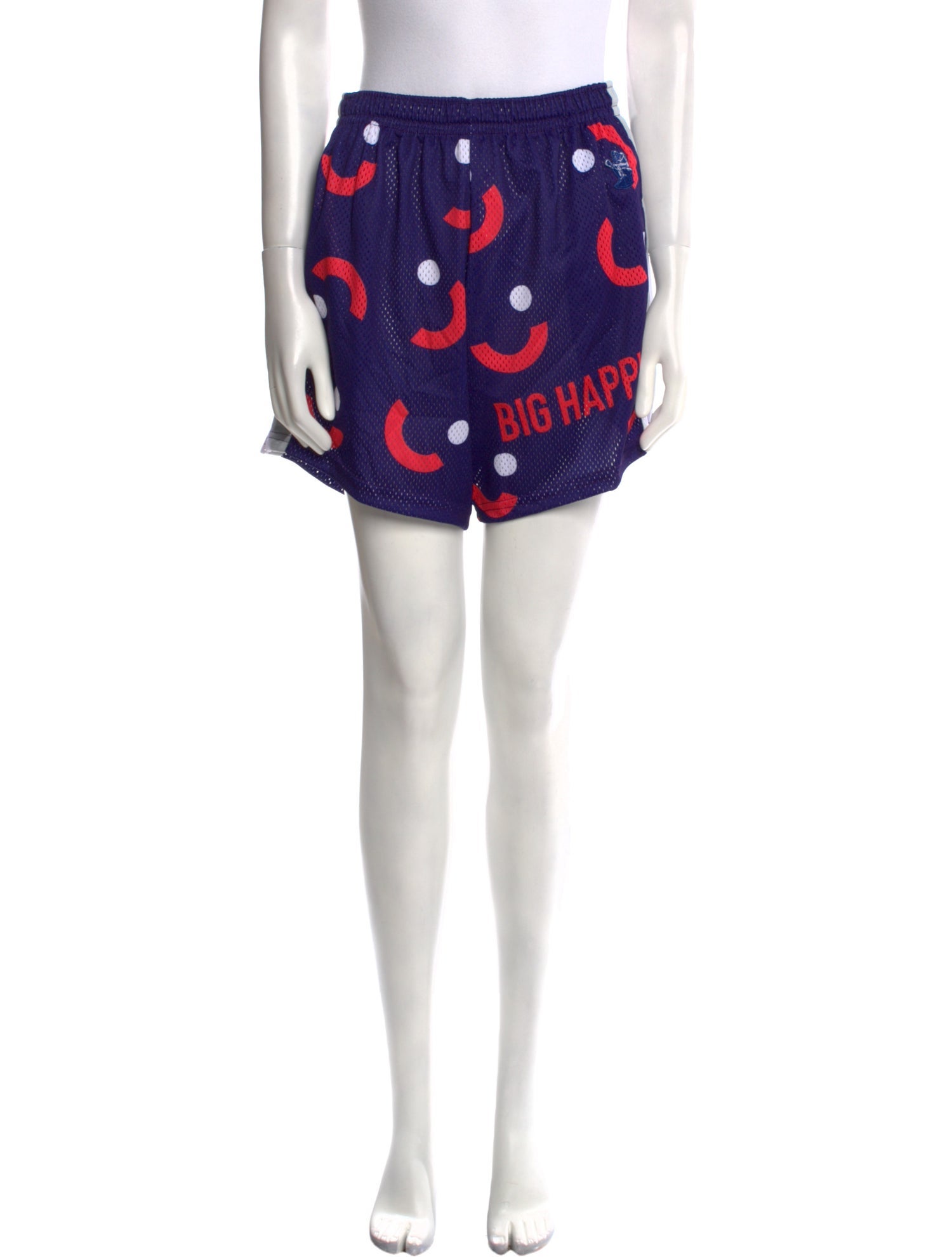 Relax Lacrosse Brand Printed Mini Shorts