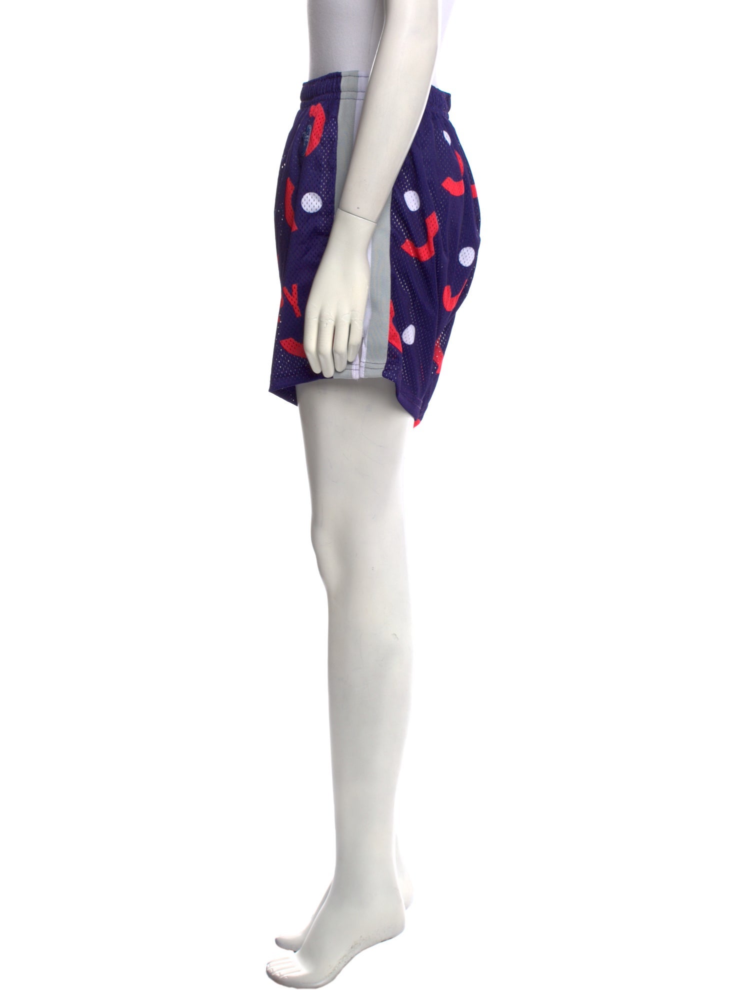 Relax Lacrosse Brand Printed Mini Shorts