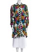 Frank Usher Silk Printed Trench Coat