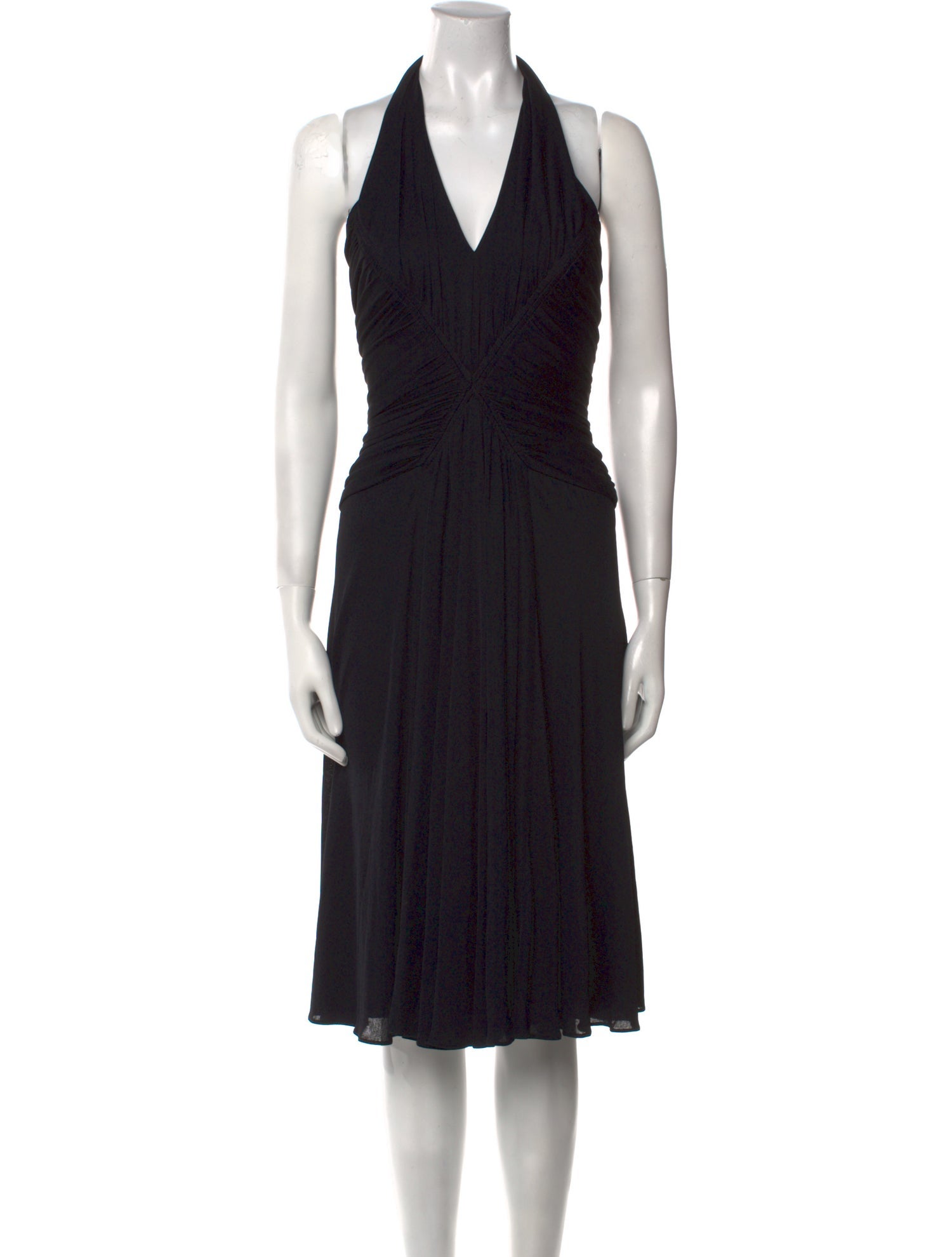 Frank Usher V-Neck Midi Length Dress