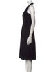 Frank Usher V-Neck Midi Length Dress