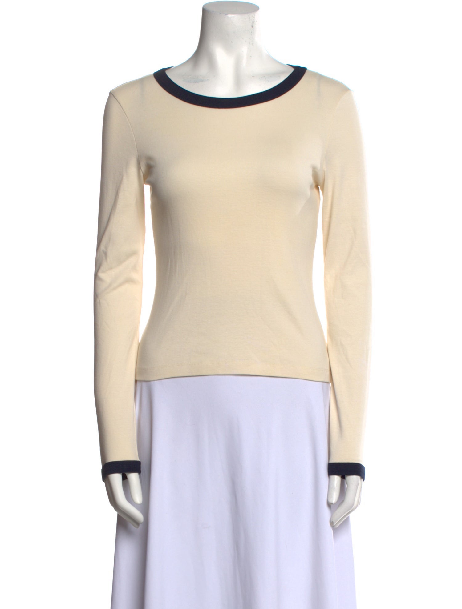 Flore Flore Scoop Neck Long Sleeve Top
