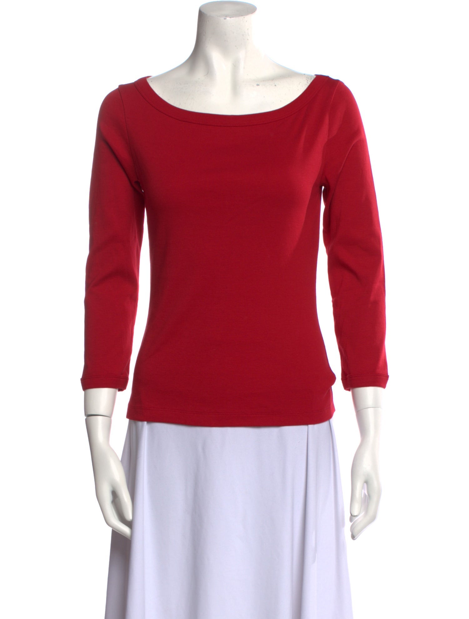 Flore Flore Bateau Neckline Three-Quarter Sleeve Top w/ Tags