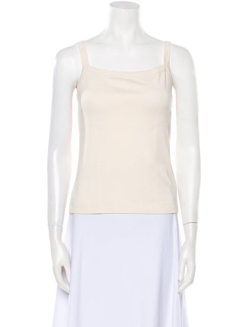 Flore Flore Square Neckline Sleeveless Crop Top