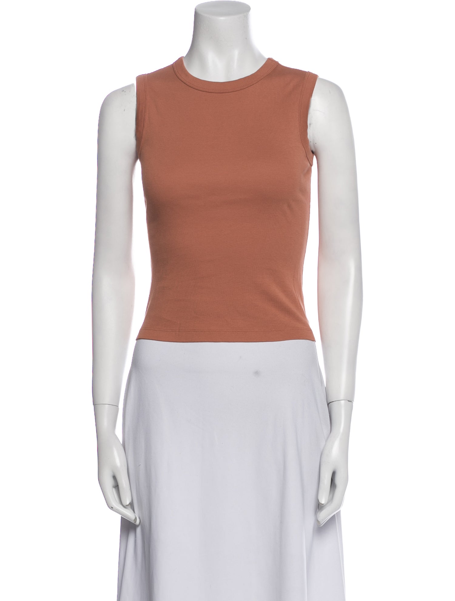 Flore Flore Crew Neck Sleeveless Crop Top