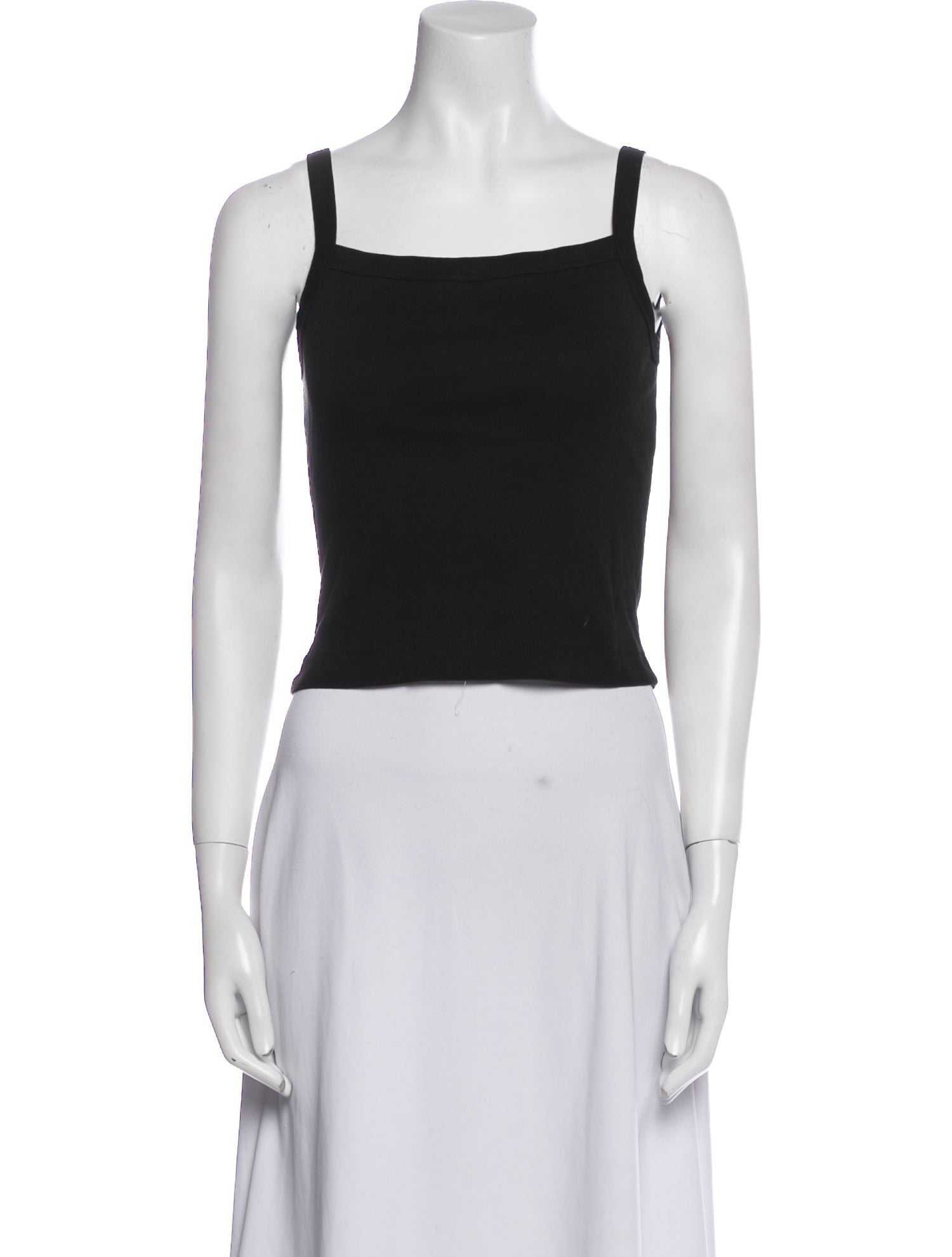 Flore Flore Square Neckline Sleeveless Crop Top