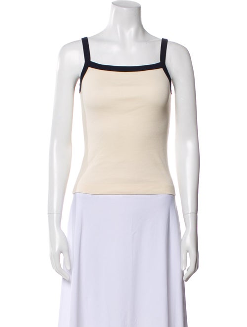 Flore Flore Square Neckline Sleeveless Crop Top