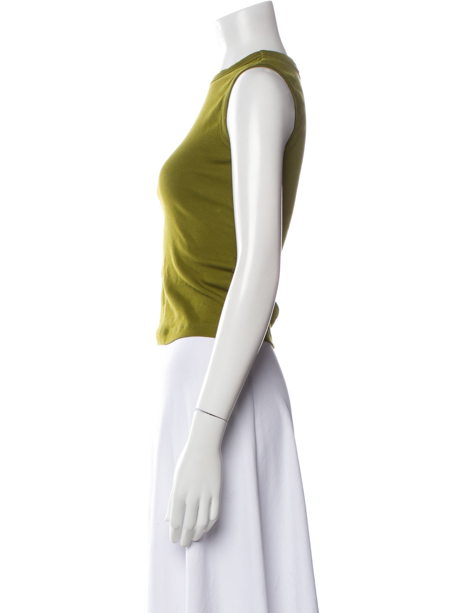 Flore Flore Crew Neck Sleeveless Crop Top