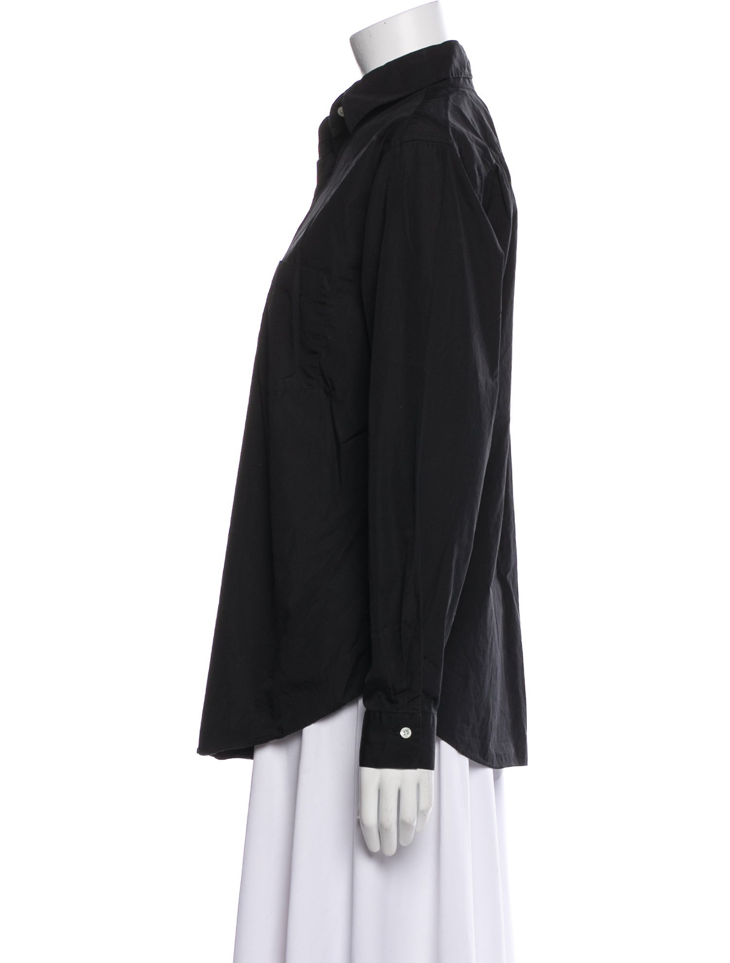 Flore Flore Long Sleeve Button-Up Top