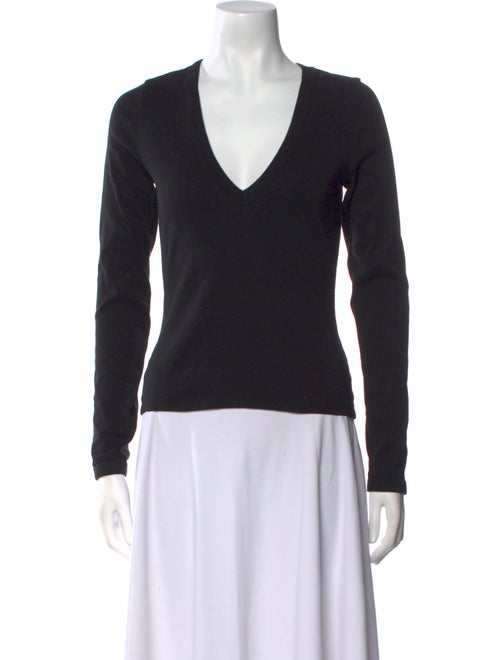 Flore Flore V-Neck Long Sleeve Top