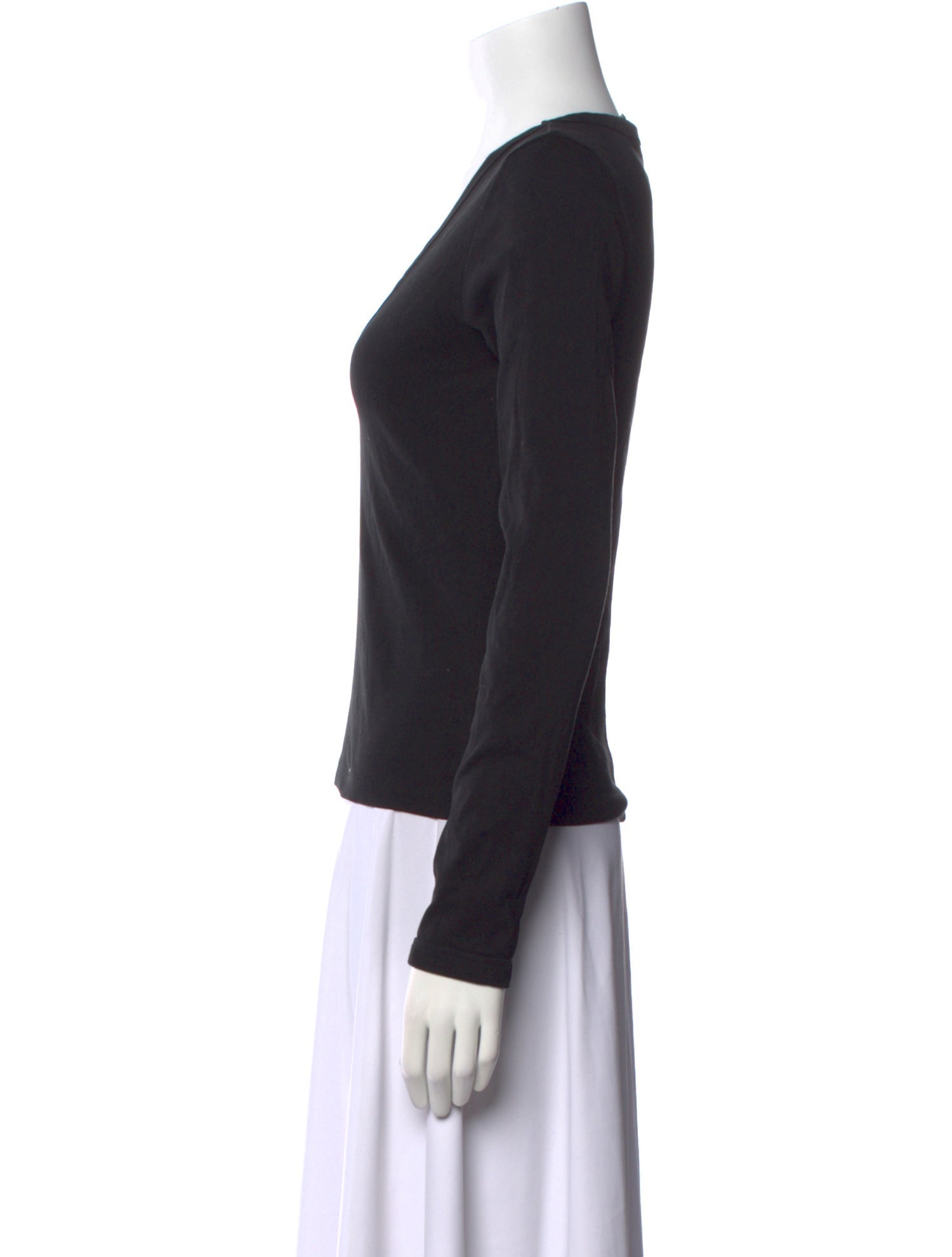 Flore Flore V-Neck Long Sleeve Top