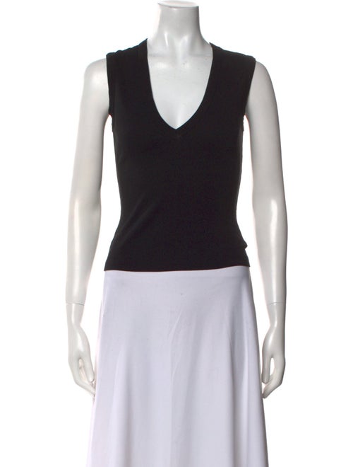 Flore Flore V-Neck Sleeveless Crop Top