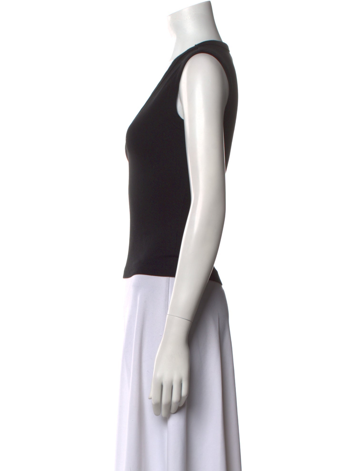 Flore Flore V-Neck Sleeveless Crop Top
