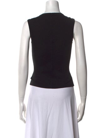 Flore Flore V-Neck Sleeveless Crop Top