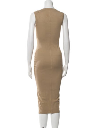 Flore Flore Scoop Neck Midi Length Dress