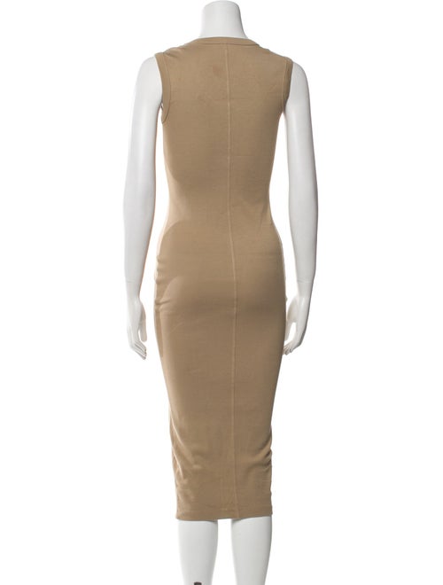 Flore Flore Scoop Neck Midi Length Dress