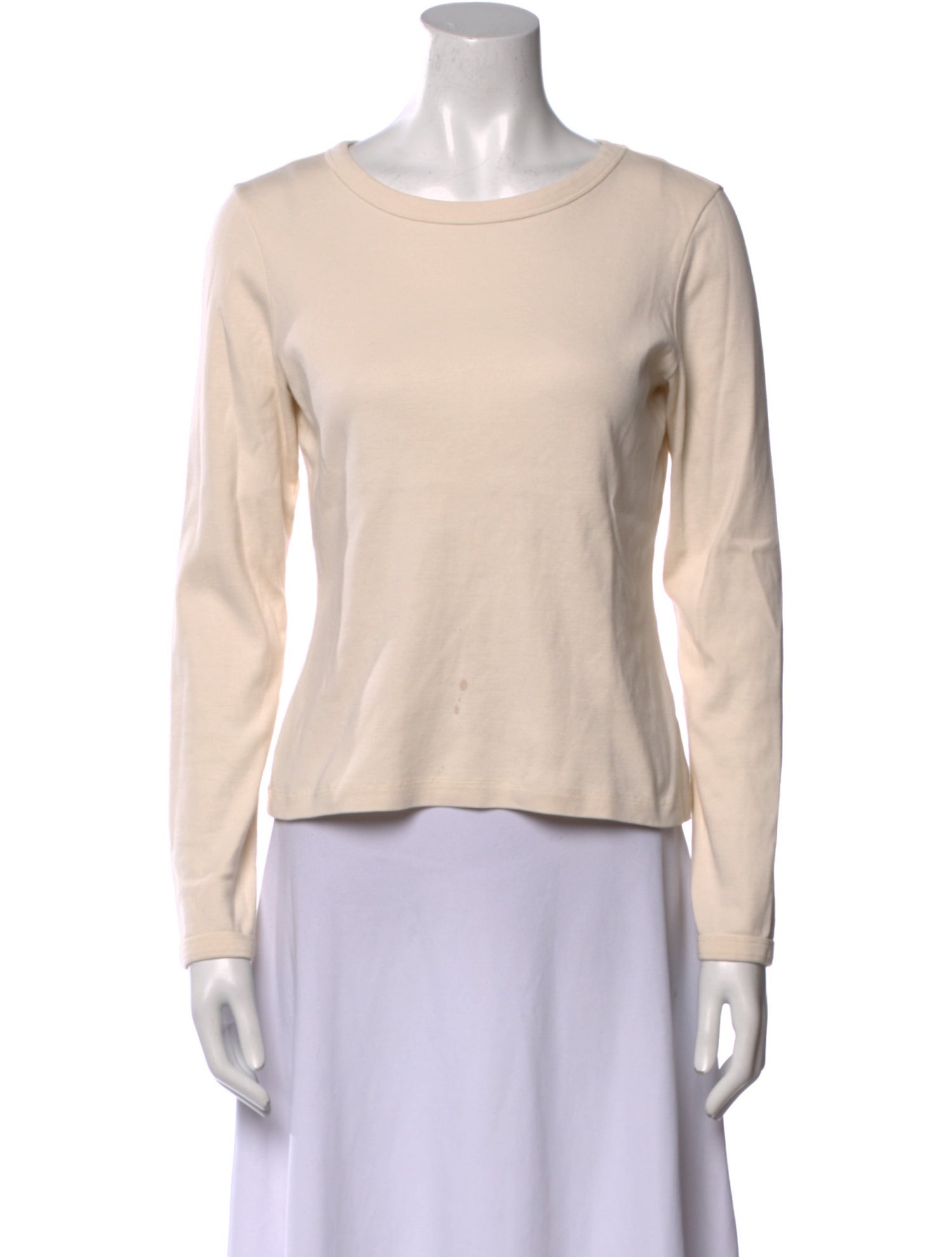 Flore Flore Bateau Neckline Long Sleeve Top