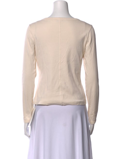 Flore Flore Bateau Neckline Long Sleeve Top