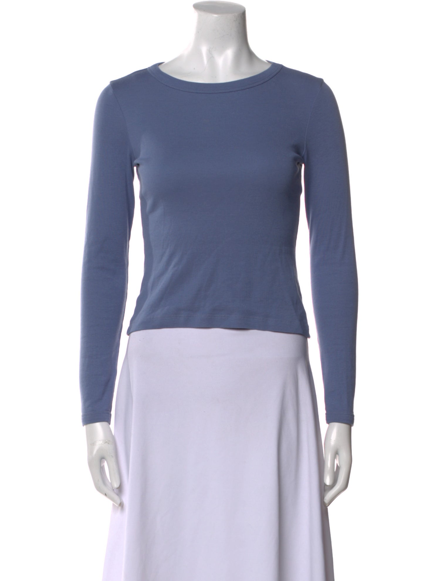 Flore Flore Bateau Neckline Long Sleeve Top