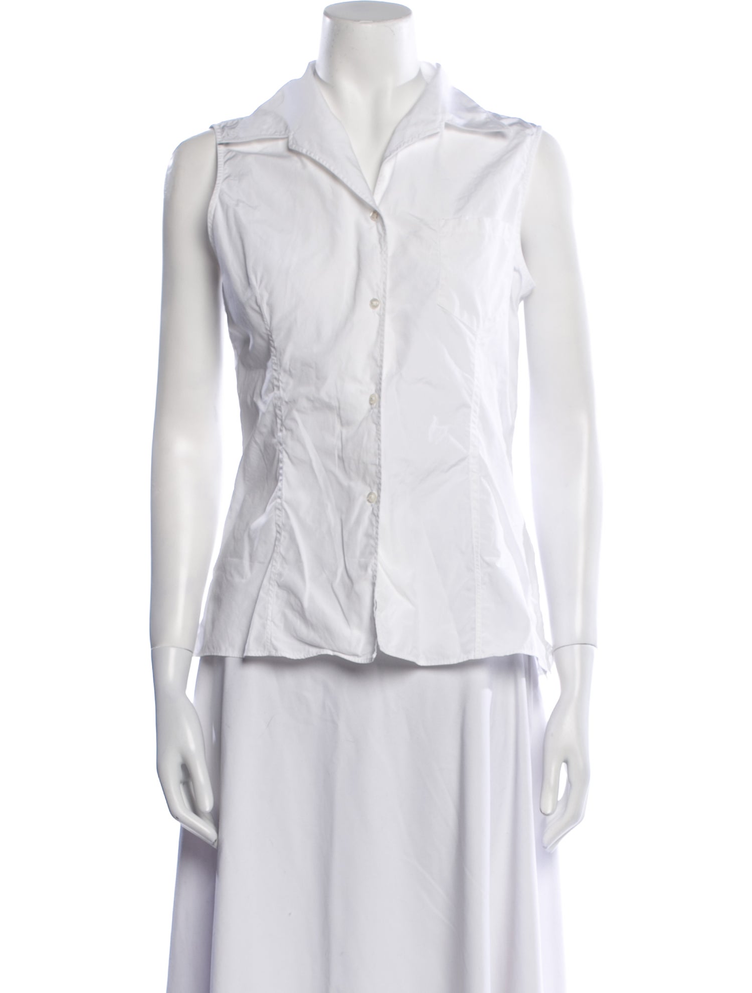 Flore Flore Sleeveless Button-Up Top