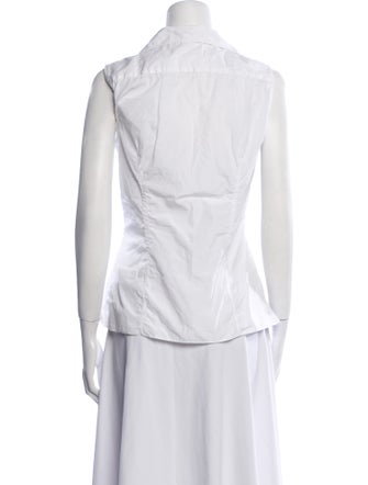 Flore Flore Sleeveless Button-Up Top