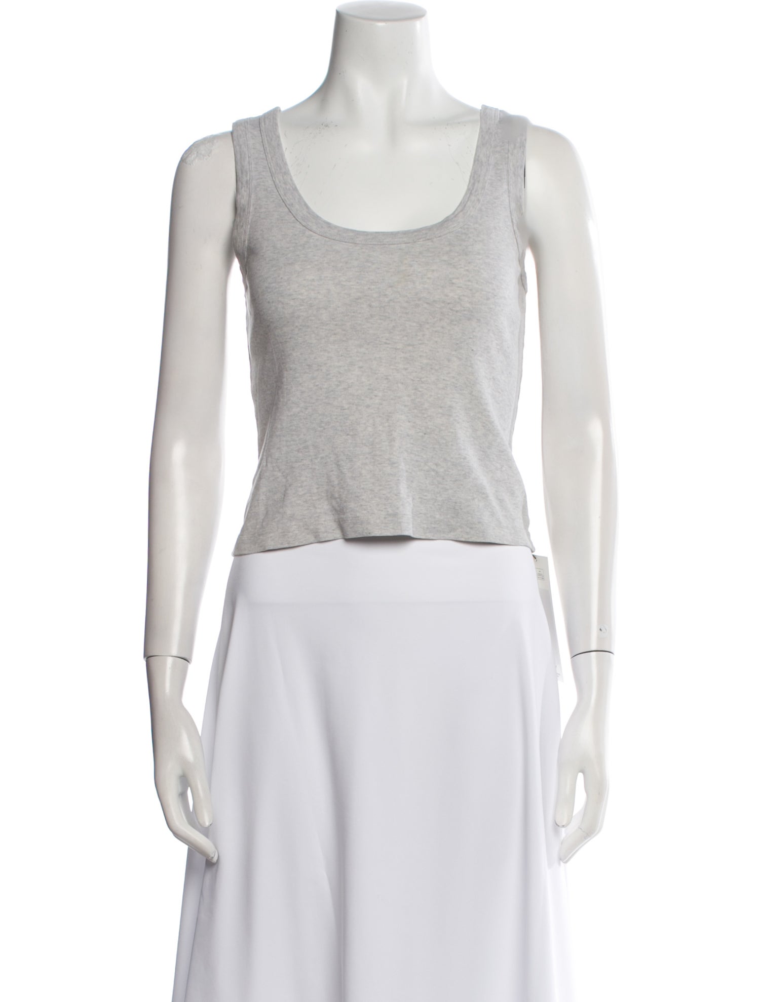 Flore Flore Scoop Neck Sleeveless Crop Top