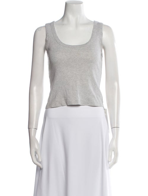 Flore Flore Scoop Neck Sleeveless Crop Top