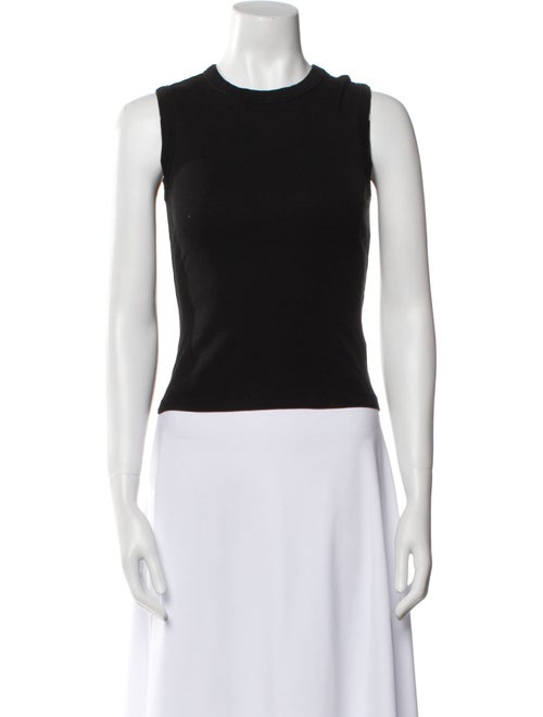 Flore Flore Crew Neck Sleeveless Crop Top