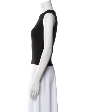 Flore Flore Crew Neck Sleeveless Crop Top