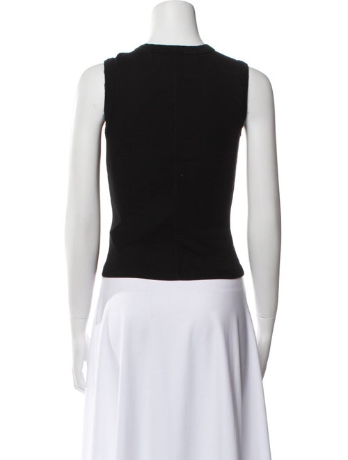 Flore Flore Crew Neck Sleeveless Crop Top