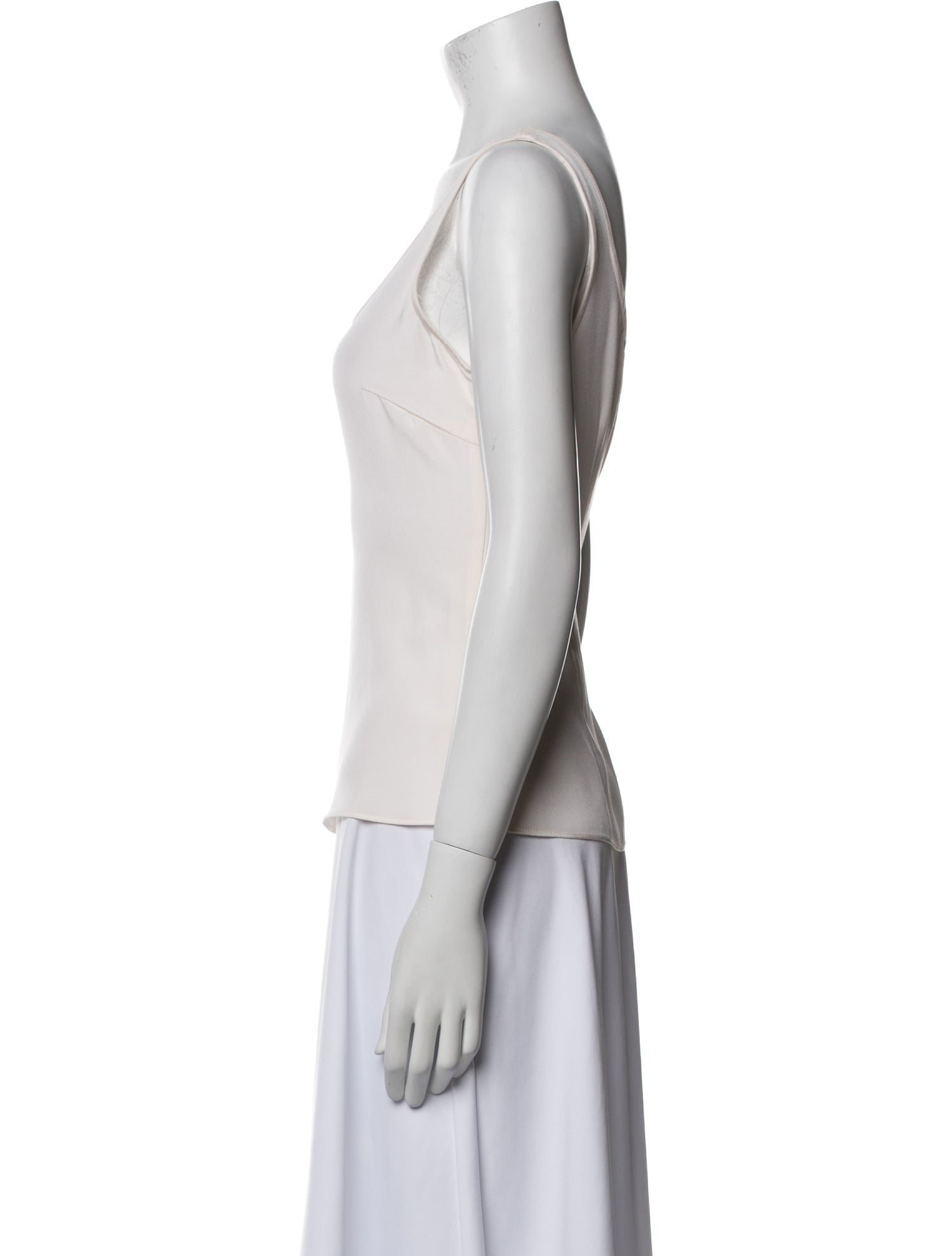 Flore Flore Silk Scoop Neck Top