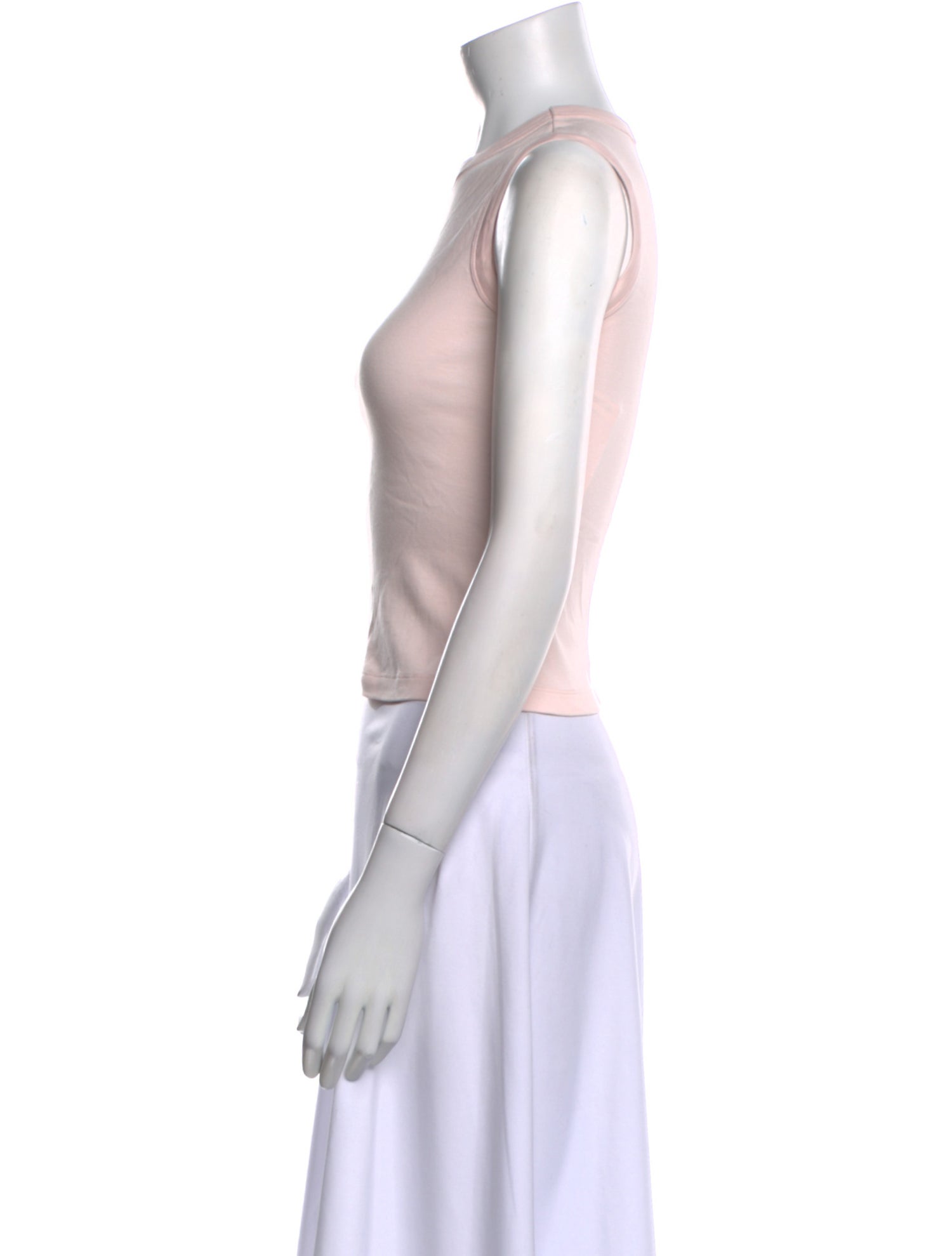 Flore Flore Crew Neck Sleeveless Crop Top