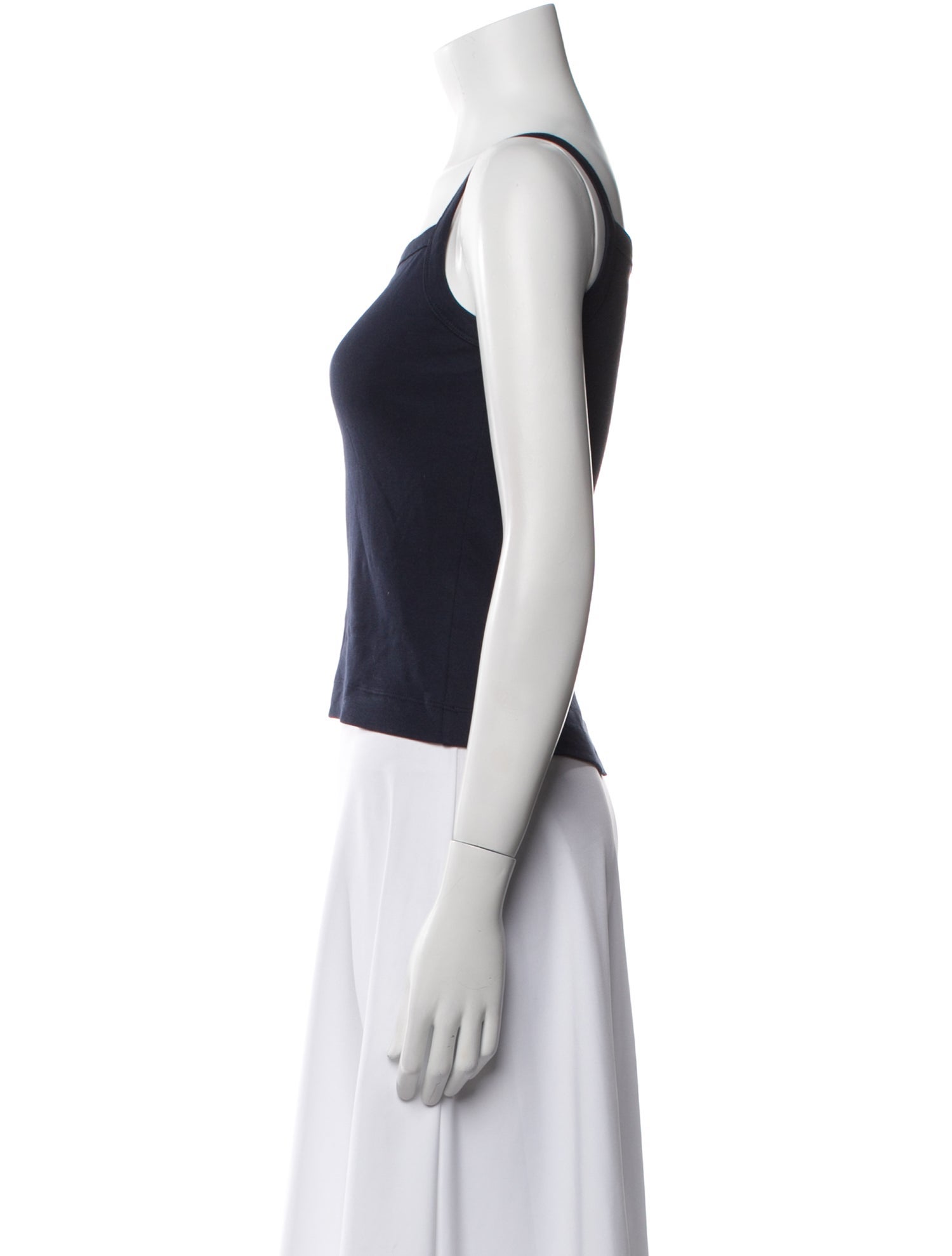 Flore Flore Square Neckline Sleeveless Crop Top