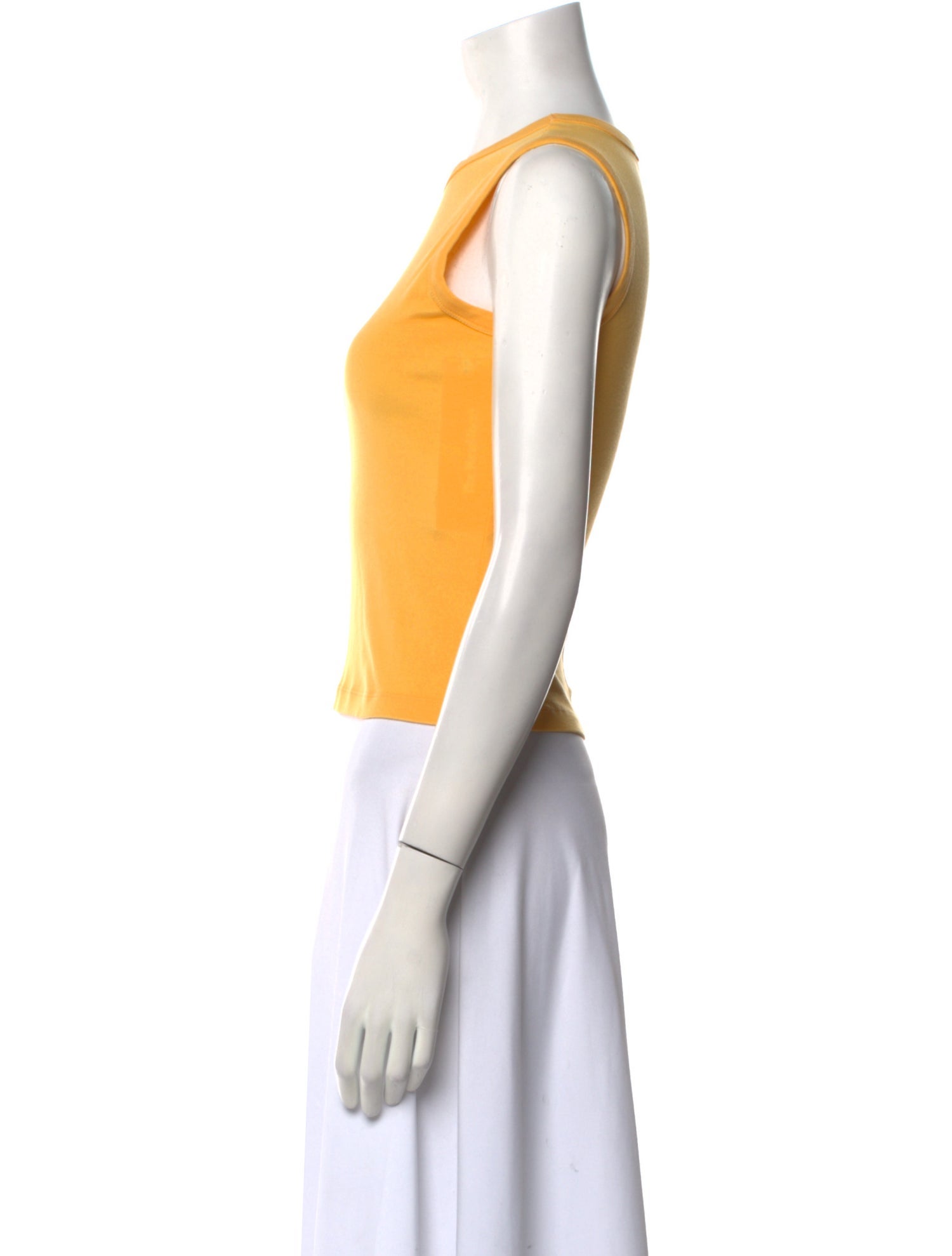 Flore Flore Crew Neck Sleeveless Crop Top