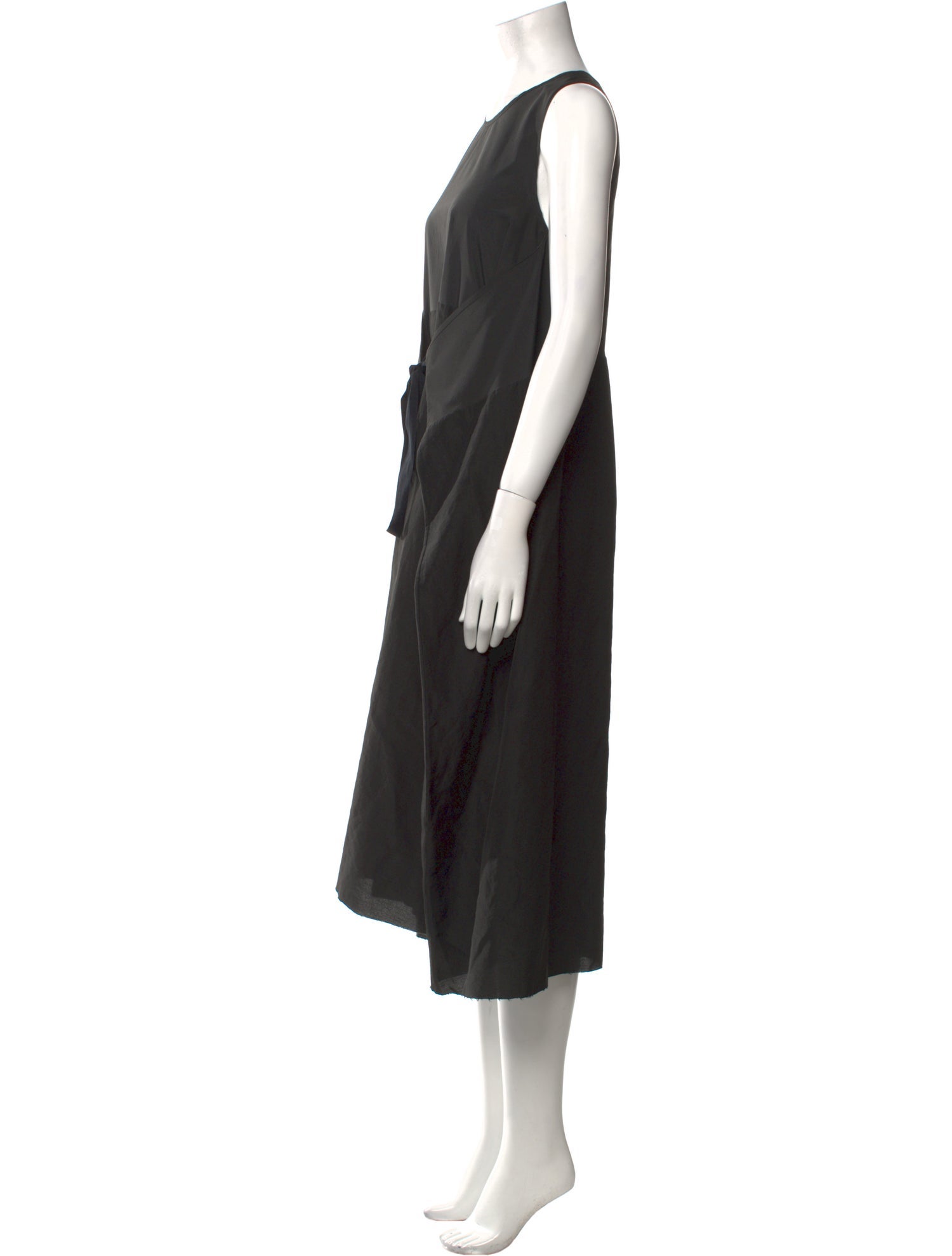Uma Wang Crew Neck Midi Length Dress
