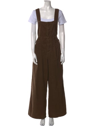 Uma Wang Square Neckline Jumpsuit