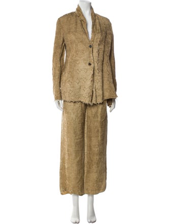 Uma Wang 2017 Jacquard Pantsuit