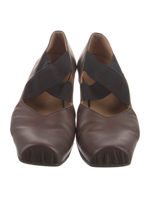 Uma Wang Leather Ballet Flats