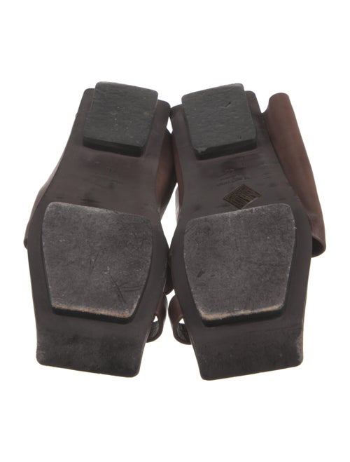 Uma Wang Leather Slides