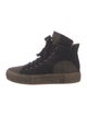 Uma Wang Canvas Wedge Sneakers