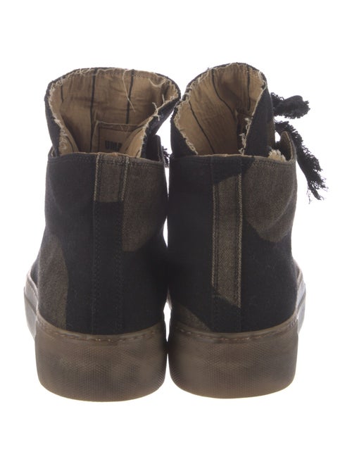 Uma Wang Canvas Wedge Sneakers