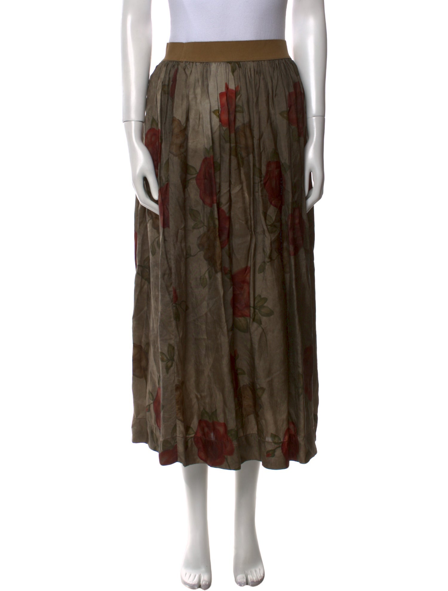 Uma Wang 2023 Midi Length Skirt